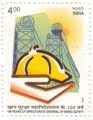 Indian Postage Stamp on '100 Years Of Directorate General Of Mines Safety'