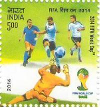 Indian Postage Stamp on 2014 FIFA World Cup