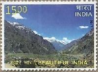 Indian Postage Stamp on BEAUTIFUL INDIA