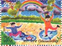 Indian Postage Stamp on Children's Day