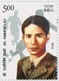 Indian Postage Stamp on Dr Talimeren