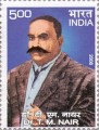 Indian Postage Stamp on Dr. T.m. Nair