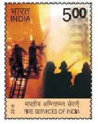 Indian Postage Stamp on FIRE SERVICES OF INDIA