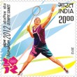Indian Postage Stamp on London 2012 Olympic Games