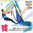 Indian Postage Stamp on London 2012 Olympic Games