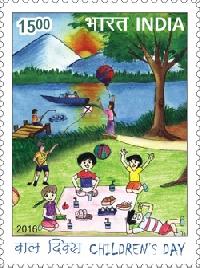 Indian Postage Stamp on Picnic