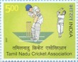 Indian Postage Stamp on Tamil Nadu Cricket Association