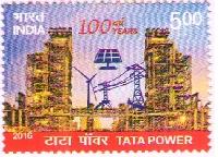 Indian Postage Stamp on TATA POWER