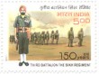 Indian Postage Stamp on Third Battalion The Sikh Regiment