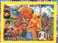 Indian Postage Stamp on VIBRANT INDIA