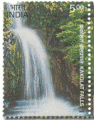 Indian Postage Stamp on Waterfalls Of India Kakolat Falls