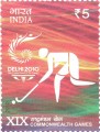 Indian Postage Stamp on Xix Commonwealth Games